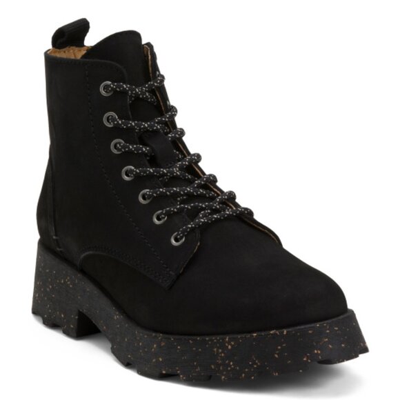 OTBT Made In Portugal Leather Immerse Lace-up Booties - Picture 1 of 3